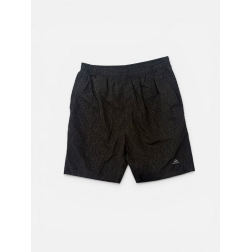 Adidas Μαύρη Αθλητική Βερμούδα με Geometric Print